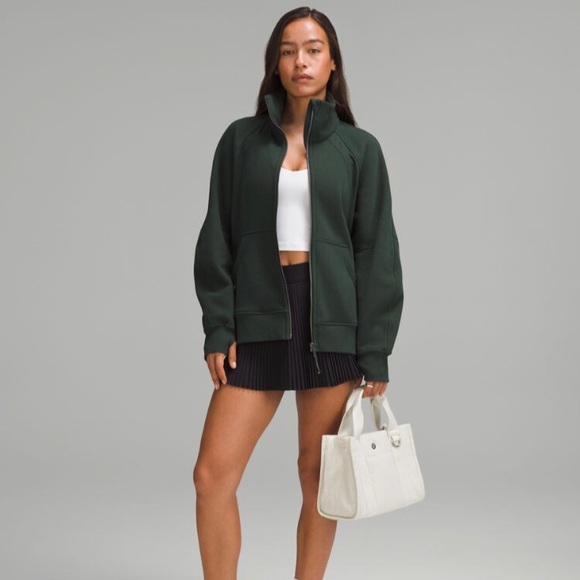 lululemon athletica Sweaters - Lululemon Scuba Oversized Funnel Neck Full Zip NWT